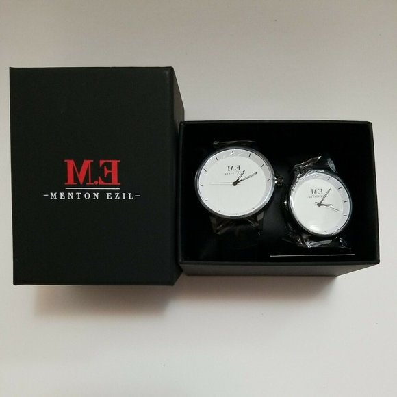 Menton Ezil His & Hers Couples Matching Watch - Picture 1 of 1